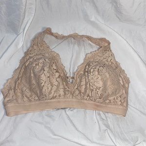 Aerie Halter Top Lace Lightly Padded Bralette XL